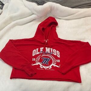 Ole Miss Rebels Oxford Mississippi ZooZatz Cropped Boutique Hoodie ✨
